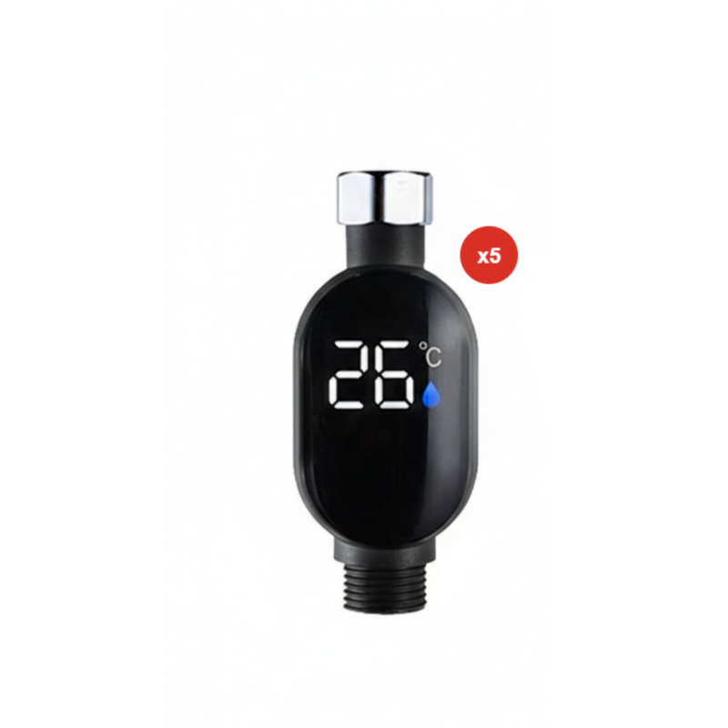 🌡️Shower Thermometer-Instant Digital Display, Waterproof & Easy Install for Safe Bathing 👶📦