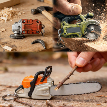 f3Mini Functional Power Tool Keychain Set