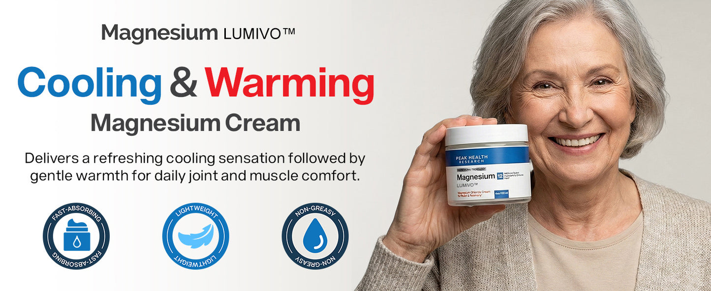 🔥 Limited Time Offer | Magnesium Freeze Cooling Cream – Fast Relief for Joints, Back & Sciatic Nerve | Lightweight, Non-Greasy 4oz