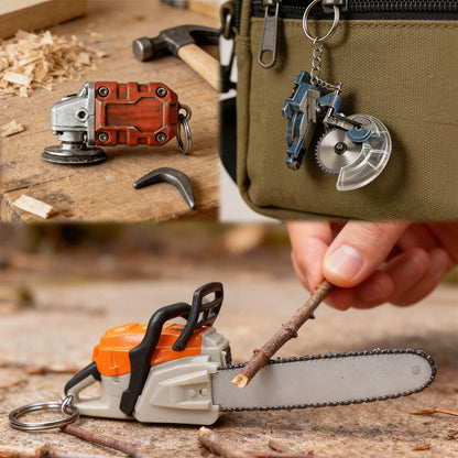 f3Mini Functional Power Tool Keychain Set