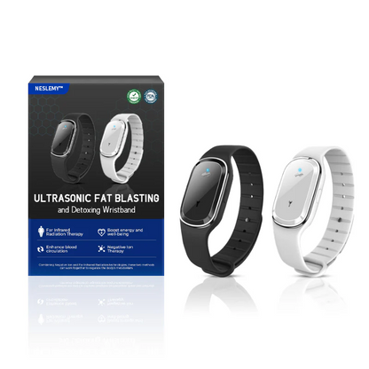 Official Store🧑‍⚕️NESLEMY™ Ultrasonic Fat Blasting and Detoxing Wristband