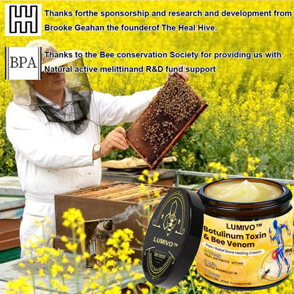 ⏰FLASH SALE: 59% OFF🔥LUMIVO™ Botulinum Toxin & Bee Venom Pain-Relief Bone Healing Cream
