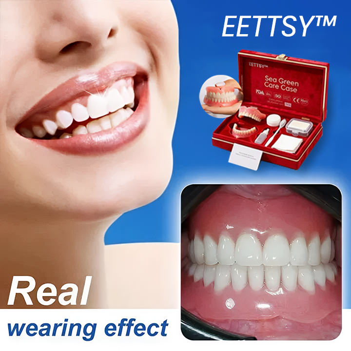 Ends Today: 70% OFF! ⏰70% OFF! EETTSY™ Medical Full Denture with Strong Suctiond Custom-Fit Full Functional Dentures🦷Obtain American Dental Association (ADA) Certification