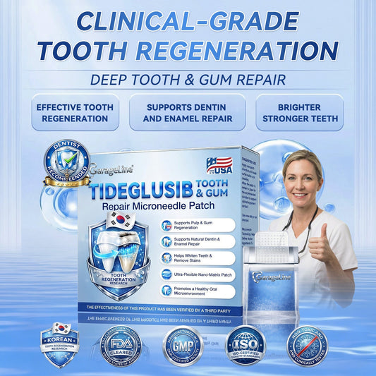 GаrаgеLіnе® 🦷 Tideglusib Oral Strips 💡 Fast-Dissolving Tooth & Gum Care for Stronger, Healthier Smiles 😁