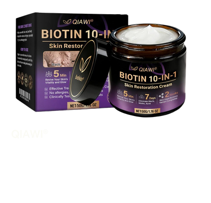 ✨Made and Shipped from USA ✨QIAWI® Biotin 10-in-1 Skin Restoration Cream 🍀