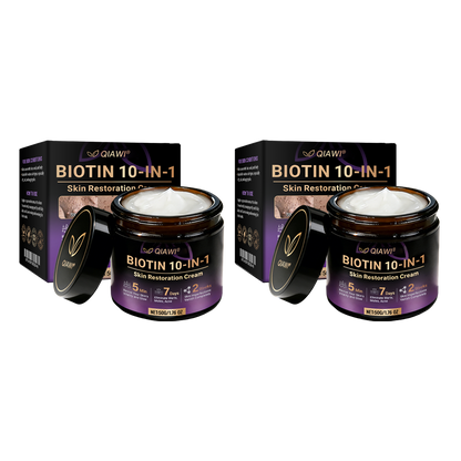 ✨Made and Shipped from USA ✨QIAWI® Biotin 10-in-1 Skin Restoration Cream 🍀