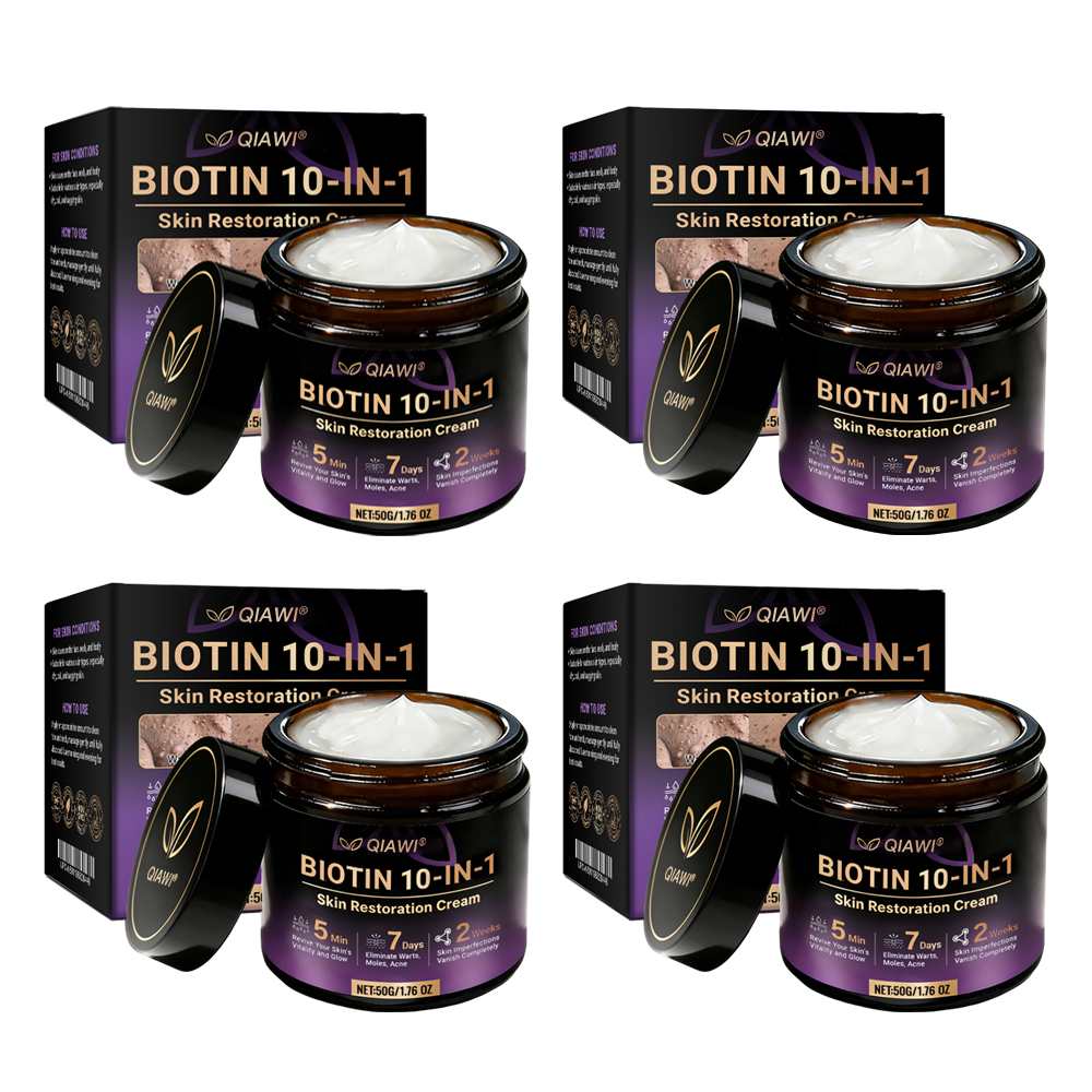 ✨Made and Shipped from USA ✨QIAWI® Biotin 10-in-1 Skin Restoration Cream 🍀