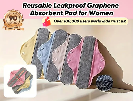 Reusable Leakproof Graphene Absorbent Pad for Women