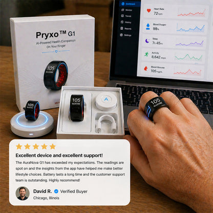 🎉 75% OFF Limited Release🔥Pryxo™ G1 Non-Invasive Smart Ring