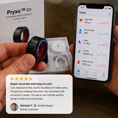 🎉 75% OFF Limited Release🔥Pryxo™ G1 Non-Invasive Smart Ring