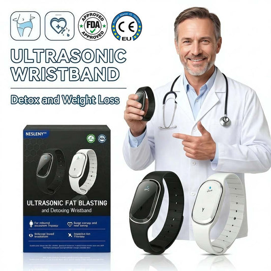 Official Store🧑‍⚕️NESLEMY™ Ultrasonic Fat Blasting and Detoxing Wristband