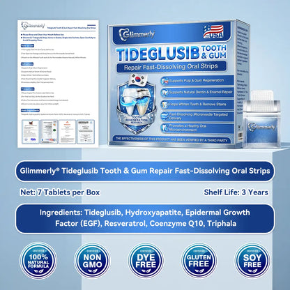 Glimmerly® Tooth & Gum Repair Clinical-Grade Microneedle Patches