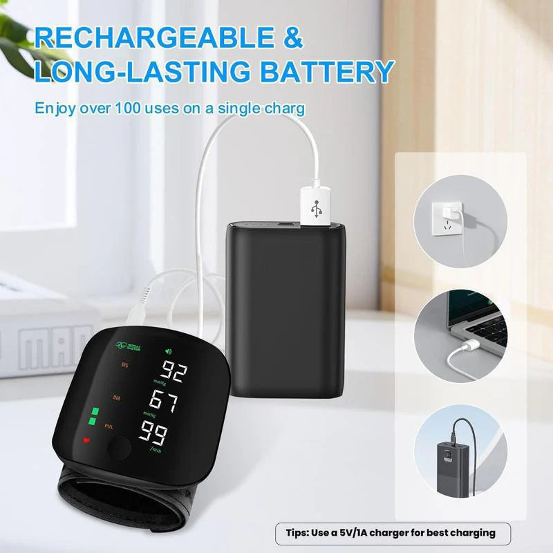 🚨Final Hours – Selling Out FAST! 🏆 Smart Wrist Blood Pressure Monitor 📊 Medical-Grade Accuracy 99.9% 👨‍⚕️ Recommended by Health Professionals